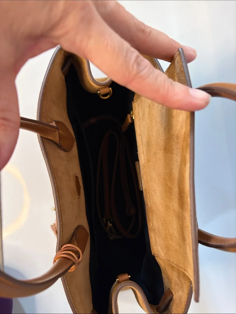 Demellier Elsa Hosk x The Midi Hudson Midi / brulee suede